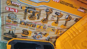 Ingco 9 Pieces In 1 Cordless Industrial Combo Tool Kit