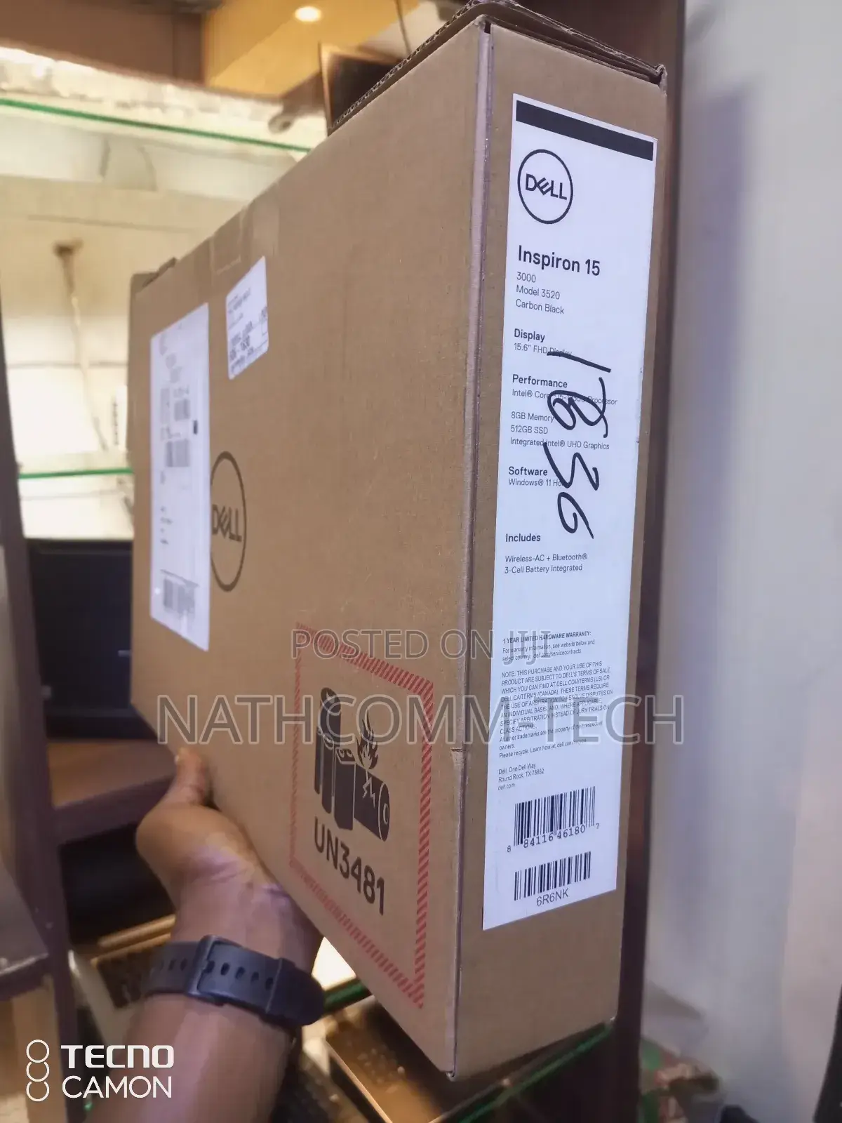 New Laptop Dell Precision 15 3520 8GB Intel Core I5 SSD 512GB