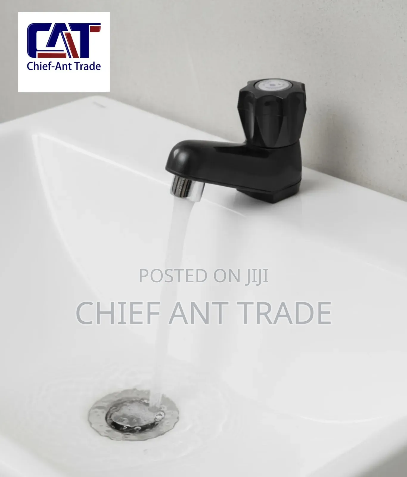 PVC Basin Faucet Black