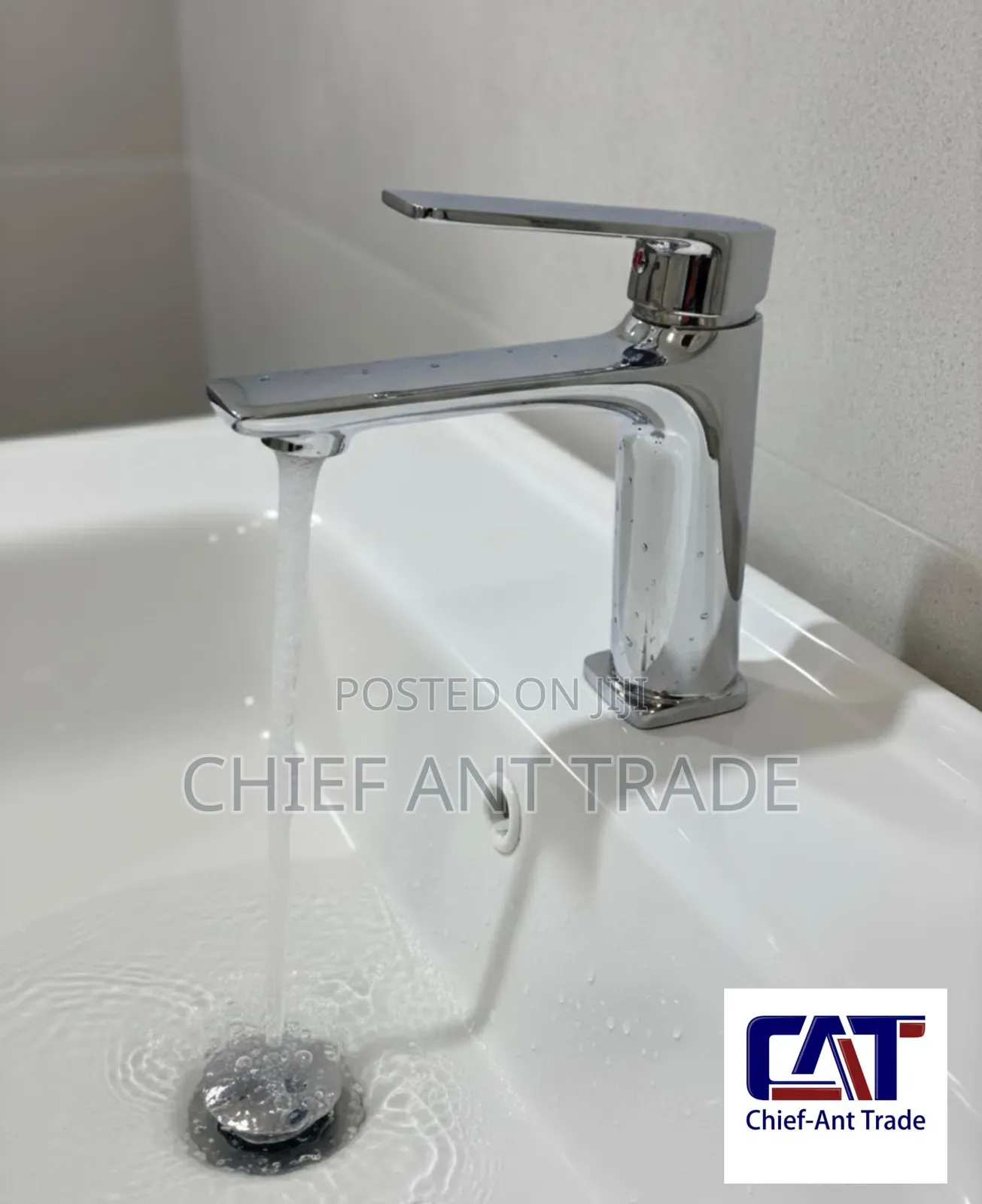 Silver Chrome Faucet Tap 90°