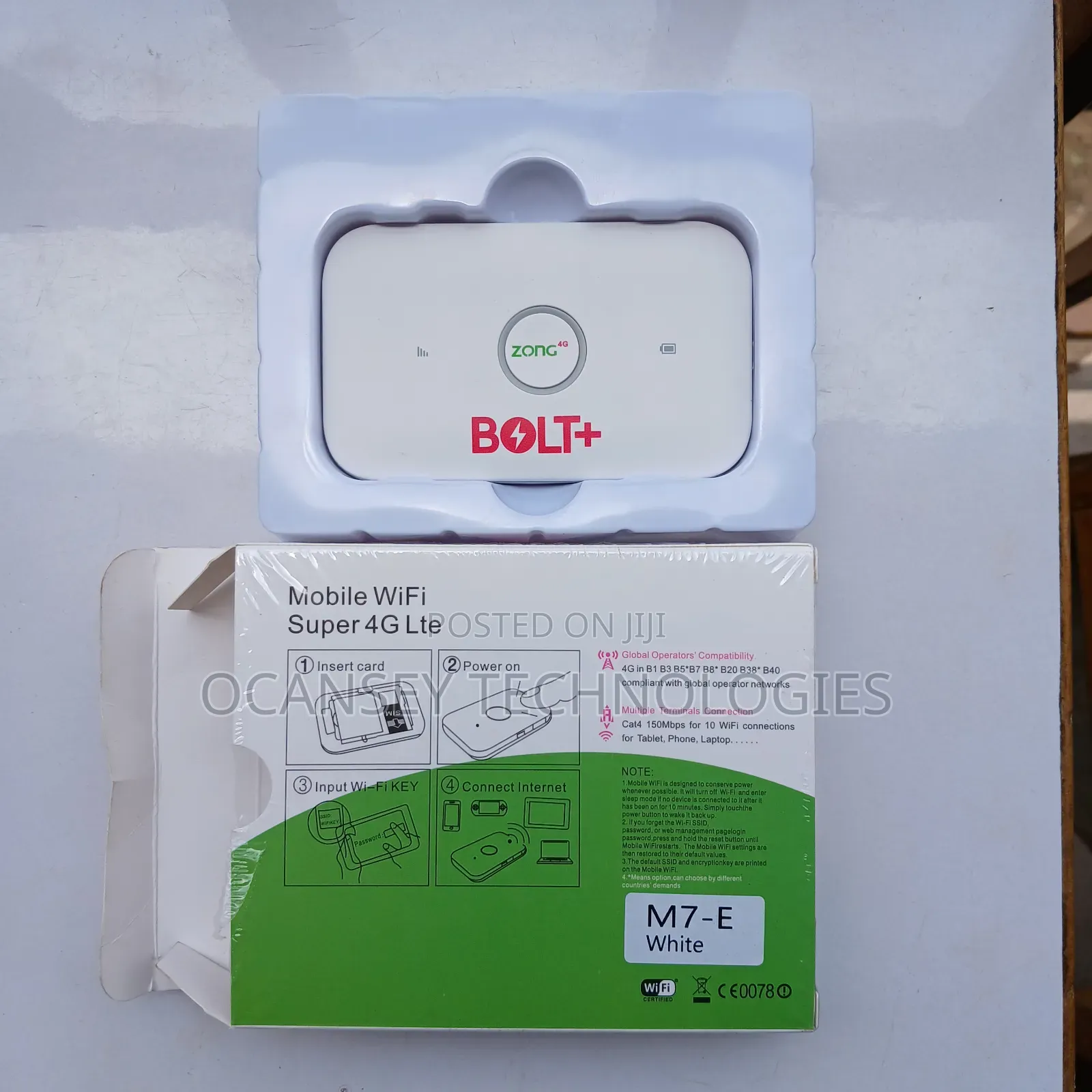 Brand-New Bolt+ Mobile 4g Lte Universal Mifi for All Networks