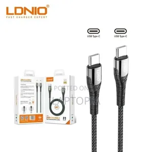 Type-C to Type-C Fast Charging Cable – 65w | 2m (Grey)