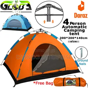 4 Person Automatic Camping Tent