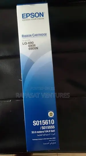 Epson Lq-690 Ribbon Cartridge (Black) - Original