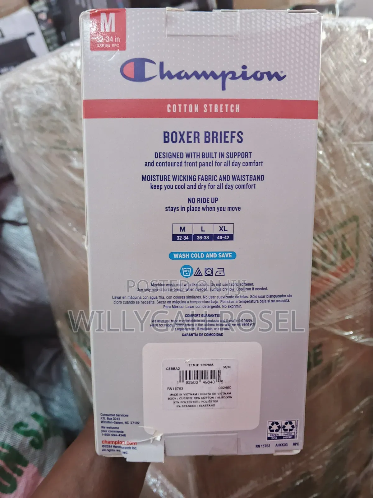 5packs Champion Boxer Briefs