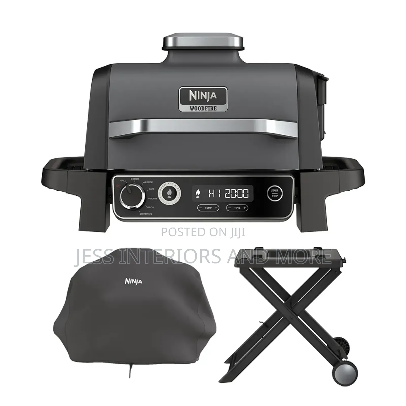 Ninja Woodfire 7 in 1 Outdoor Grill, Master Grill, BBQ Smoker