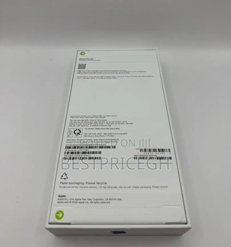 New Apple iPhone 17 Pro Max 256 GB Blue