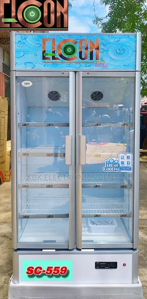 Elcon 540liter Two Door Showcase Refrigerator