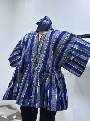 Blue Designed Northern Made Smock for Men Available