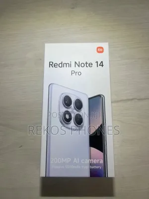 New Xiaomi Redmi Note 14 Pro 256 GB Black