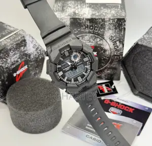 All Black Digital Analog Gshock Watch