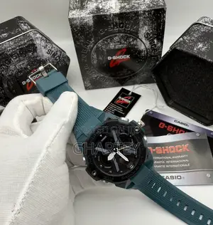 G-Shock Teal Edition Black Pine Green Strap