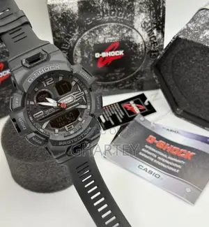 G-Shock Analog-Digital Watch–Black Resin Strap, Rugged Sporty Design