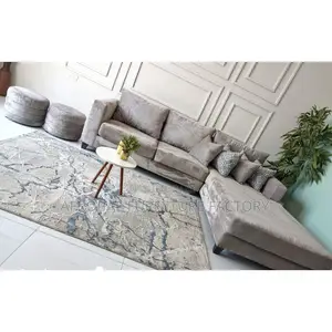 Best Quality Ghanaian Made Sofa Chairs L -Shaped Design With Tables