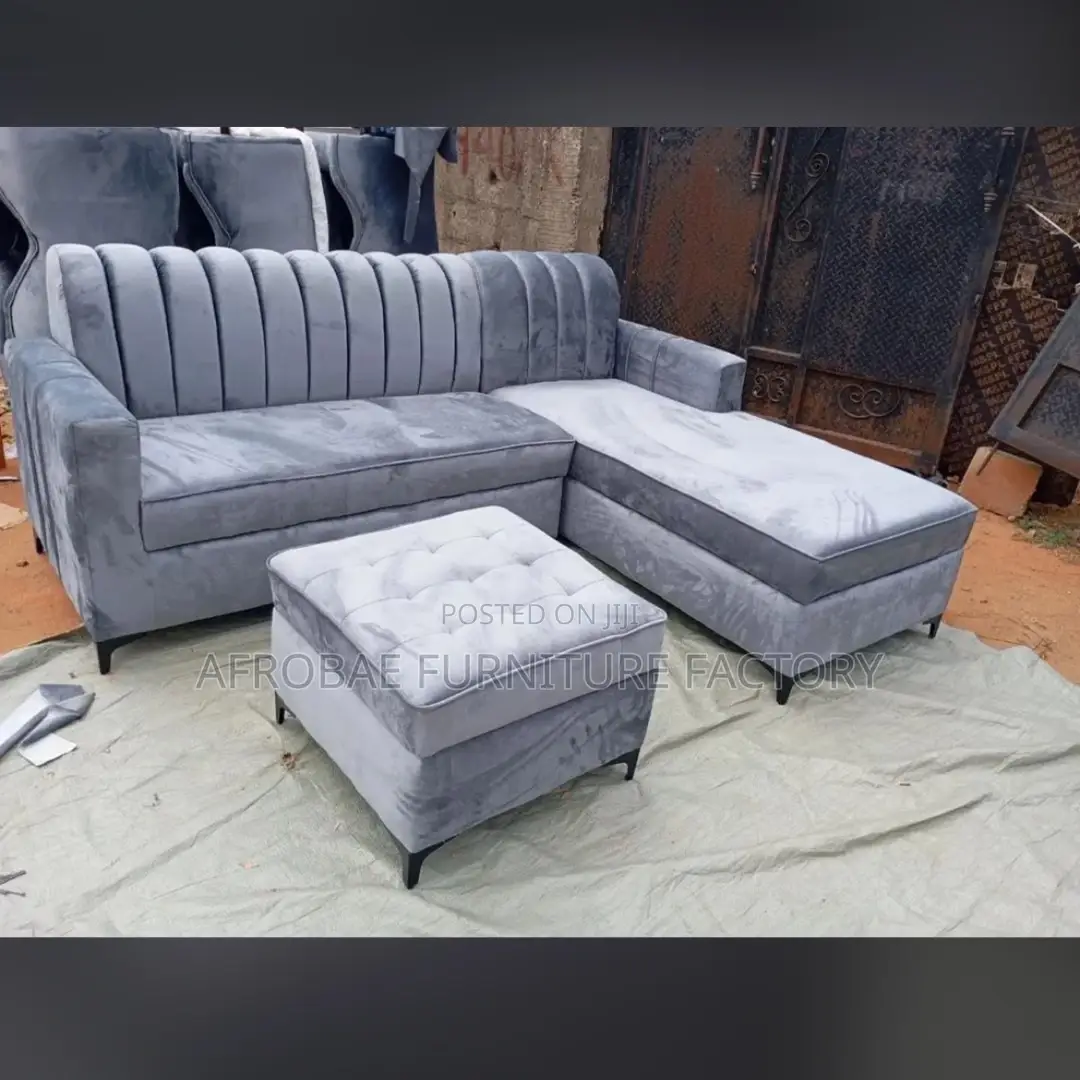Quality Minimalist L - Shaped Sofa Set