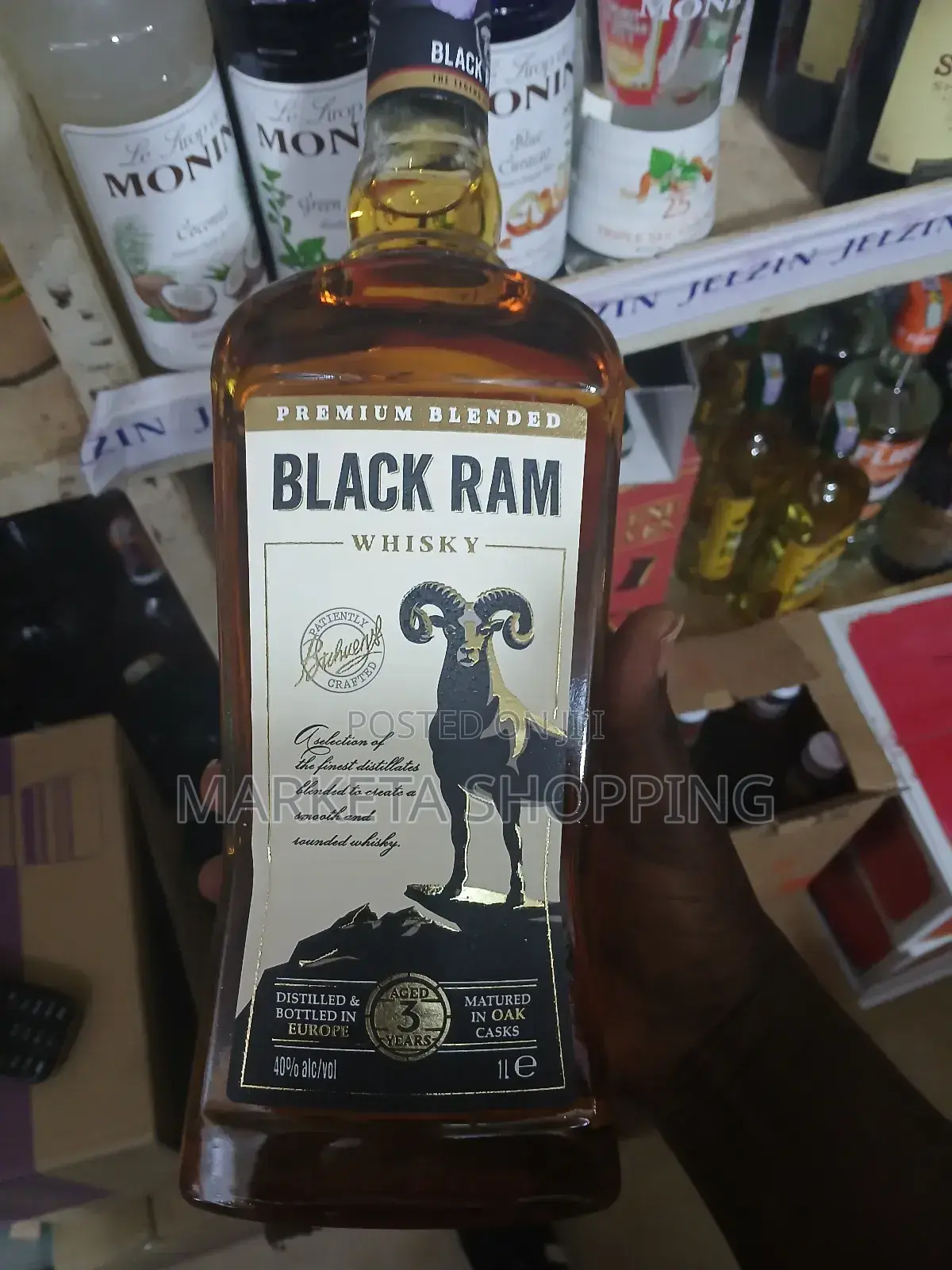 Black Ram Whisky 1l
