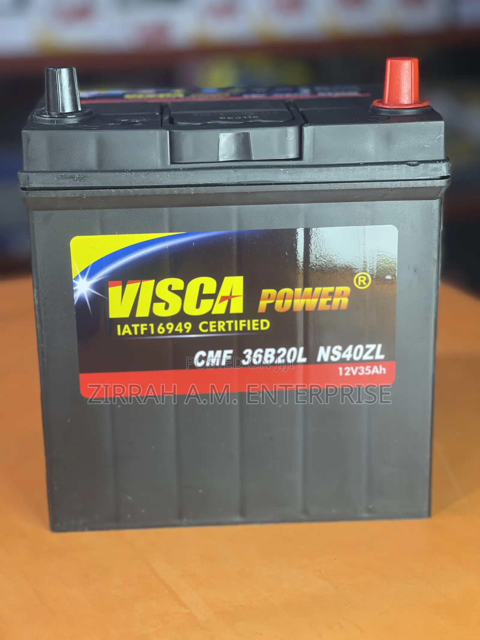 Visca Battery CMF 36b20l Ns40ls 35ah 9plate