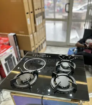 Original Kenwood 60cm Tempered Glass 1 Electric + 3 Gas Hob(Black).
