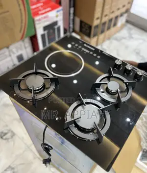 Affordable Kenwood 60cm Ceramic Glass 3 Gas + 1 Electric Hob.