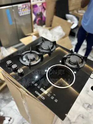 Affordable Kenwood 3 Gas With 1 Electric Hob(Tempered Glass) Black 
