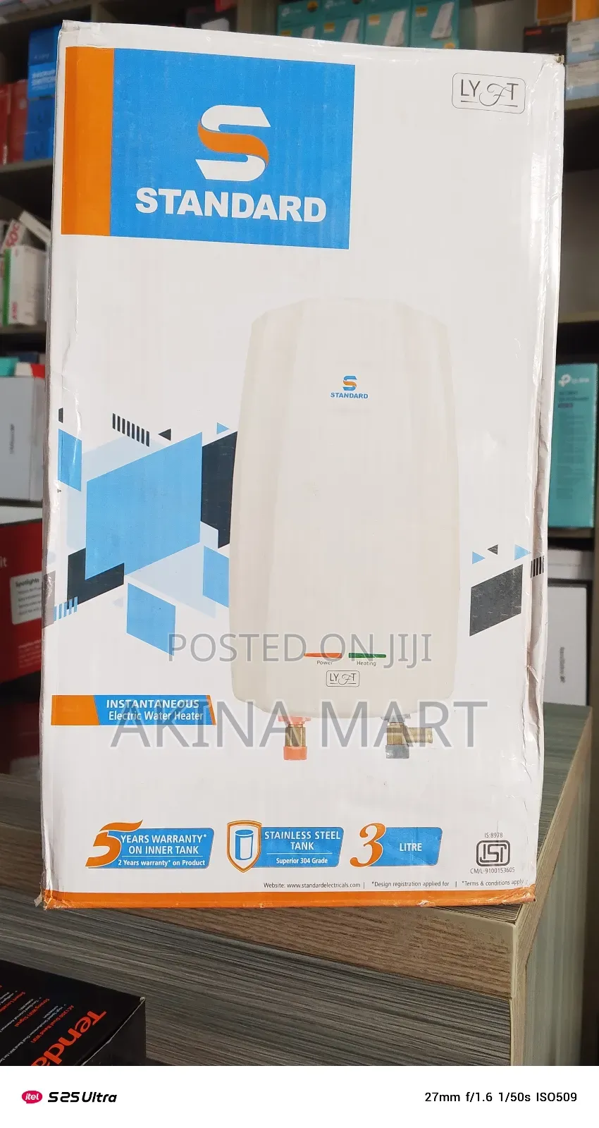 Standard Water Heater Instant Electric Water Heater