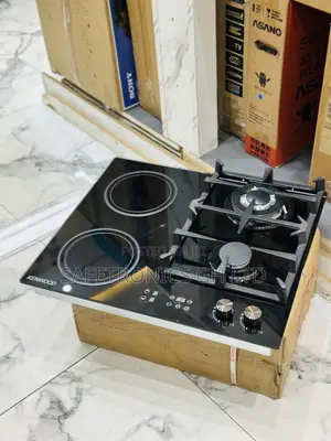 Ultra Modern Black Kenwood 2-2 Gas Electric Stove