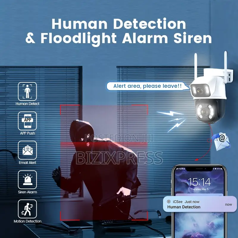 Dual-Lens Wifi Camera