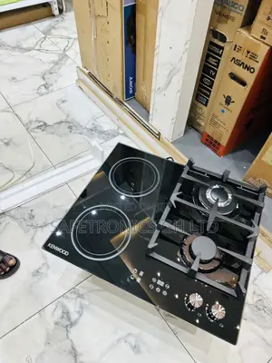 Stainless Steel Black 2-2 Stove Gas Electric Kenwood