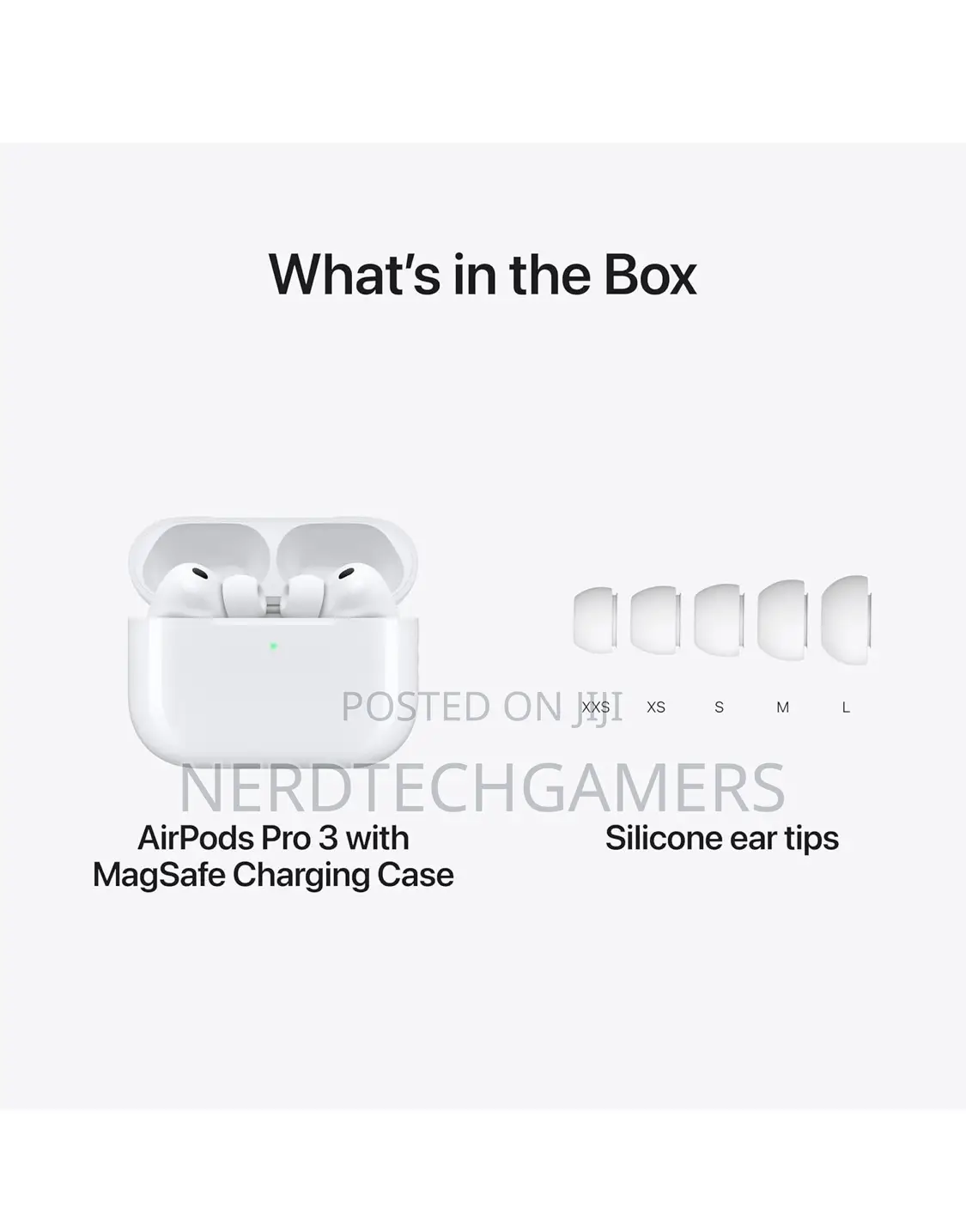Apple Airpods Pro 3 Wireless Earbuds, Active Noise Cancellation