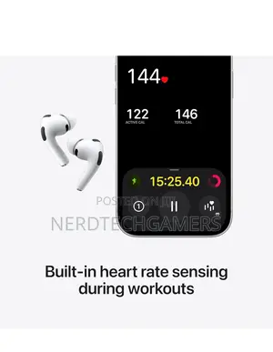 Apple Airpods Pro 3 Wireless Earbuds, Active Noise Cancellation