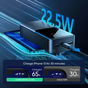 Joyroom 22.5w Fast Charging Power Bank 30000mah (Usb-C)