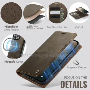iPhone (2in1) Detachable High Quality Flip Leather Case With Wallet