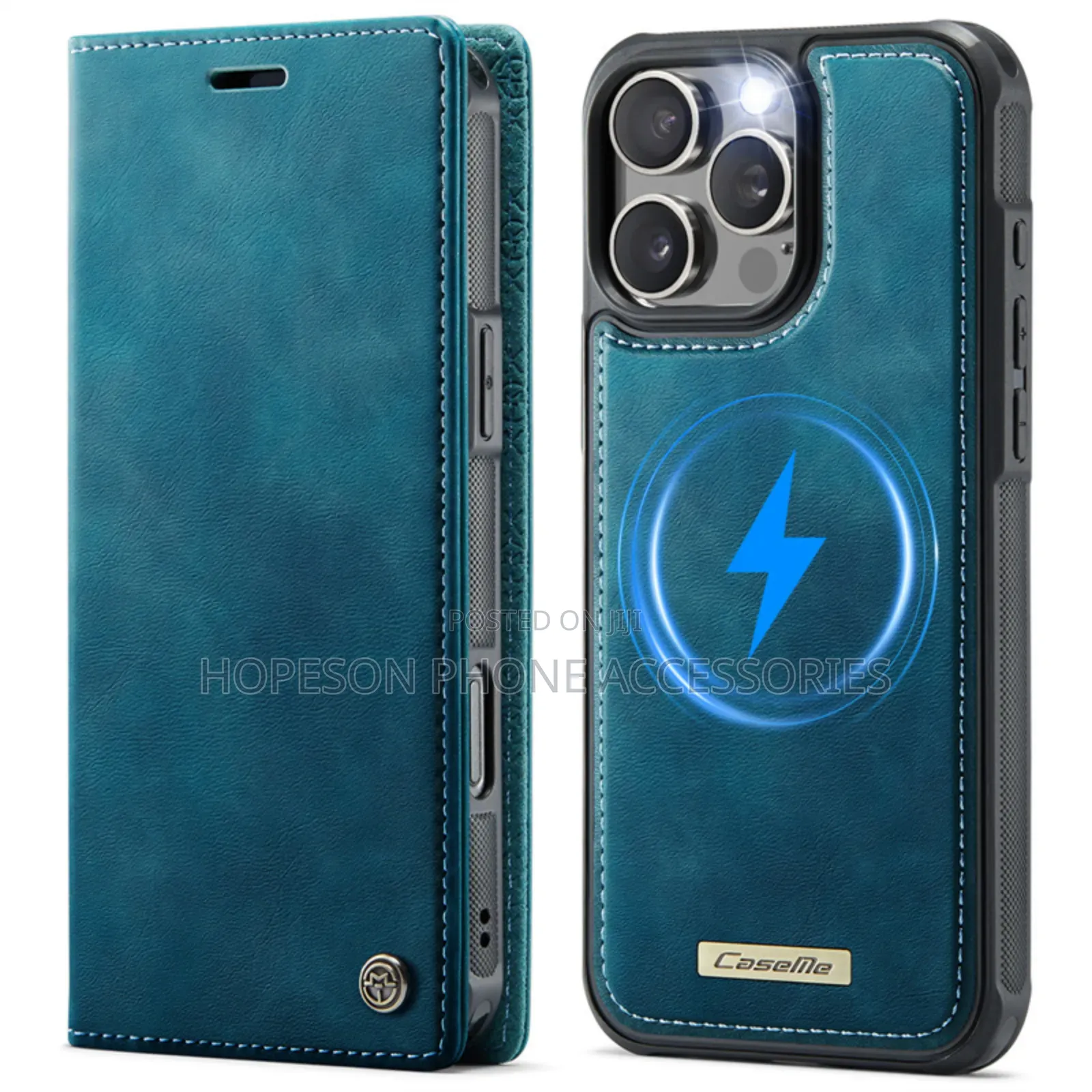 iPhone (2in1) Detachable High Quality Flip Leather Case With Wallet