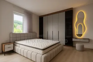 Bedroom Set(Closed Wardrobe Doors)