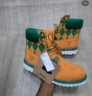 Timberland Boots Tims Brown Green