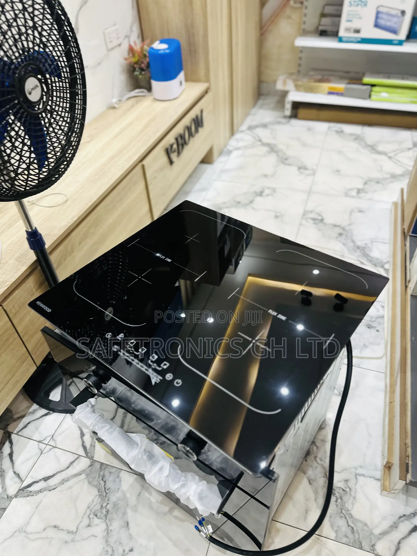 Fast Cooker Inbuilt 4 Electric Stove Kenwood Black