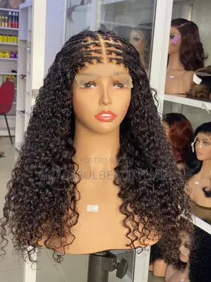 18 Inches Carribean Jerry Wet Curls With Braided Closure