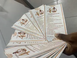 Invitation Card for All Programs