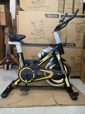 Exercising Stationary Bike
