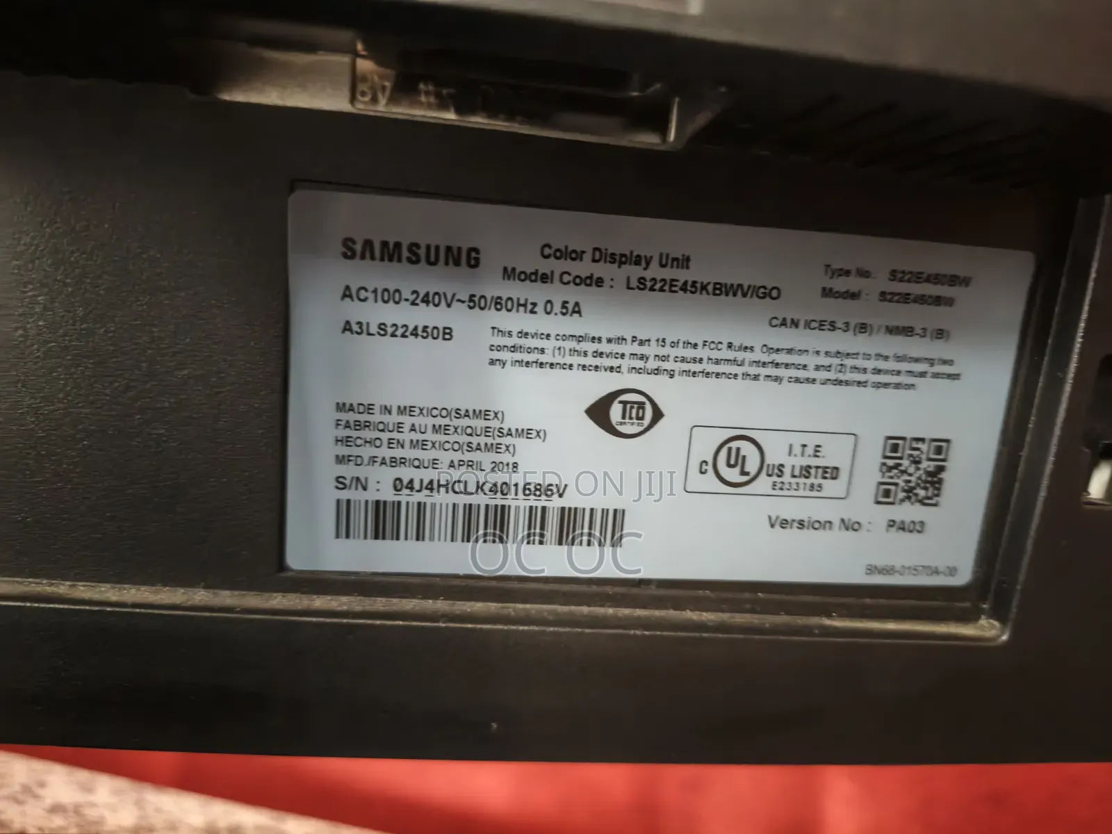 Samsung Computer Monitor