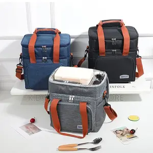 Dual Compartments Lunch Bag