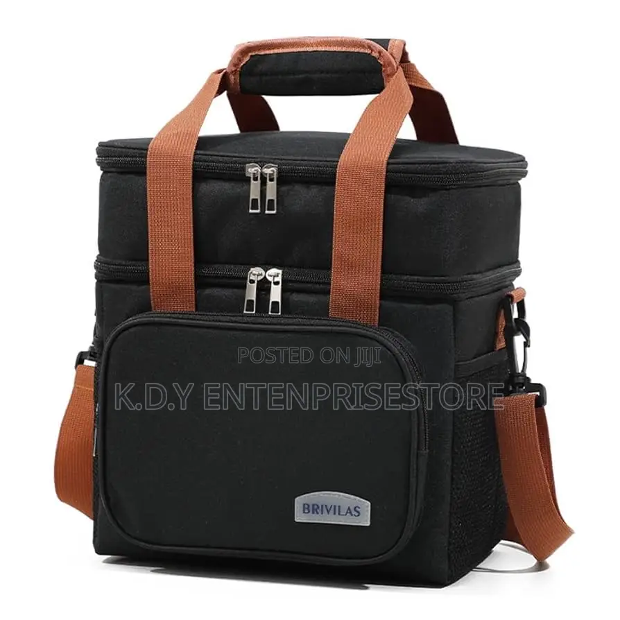 Dual Compartments Lunch Bag