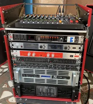 Full Set of JBL Speaker, Mid and Double Bass With Rack
