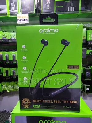 Oraimo Necklace 5 30db Noise Cancellation Call Vibration Earphones