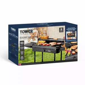 Tower Indoor/Outdoor Electric Grill Health Bbq.