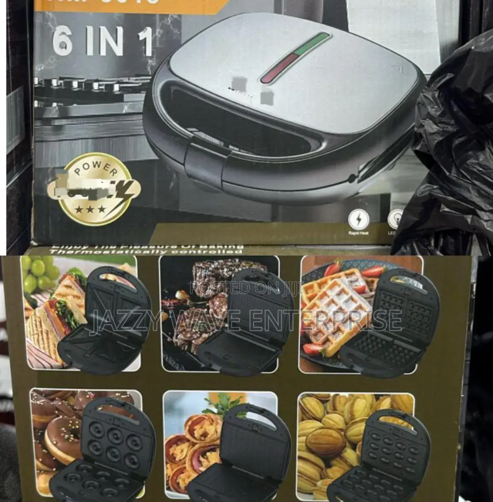 6 in 1 Sandwich Maker Toaster