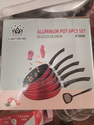 6pcs Aluminium Non Stick Frying Pan  Set