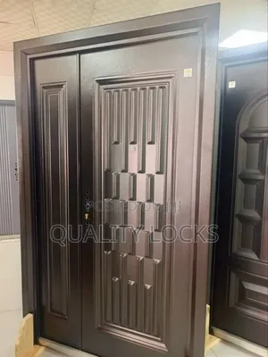 Elegant Steel Metal Doors With Accessories.