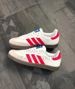 Adidas Samba White/Red