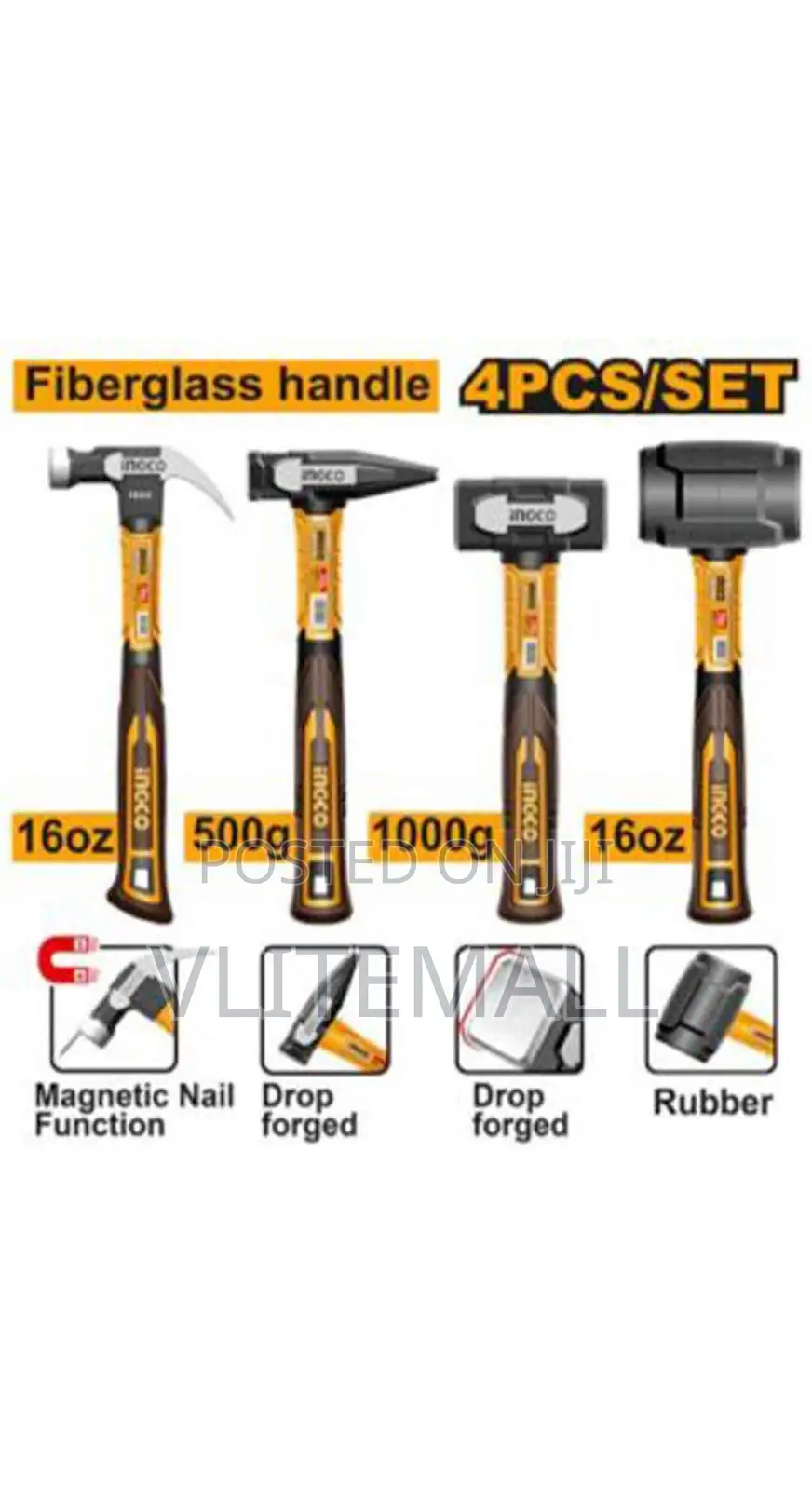 4pcs Hammer Set – Hch9004